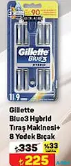 GİLLETTE BLUE3 HYBRİD TIRAŞ MAKİNESİ